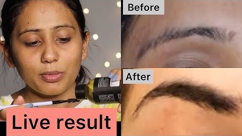 Castor oil for eyelashes and eyebrows before and after