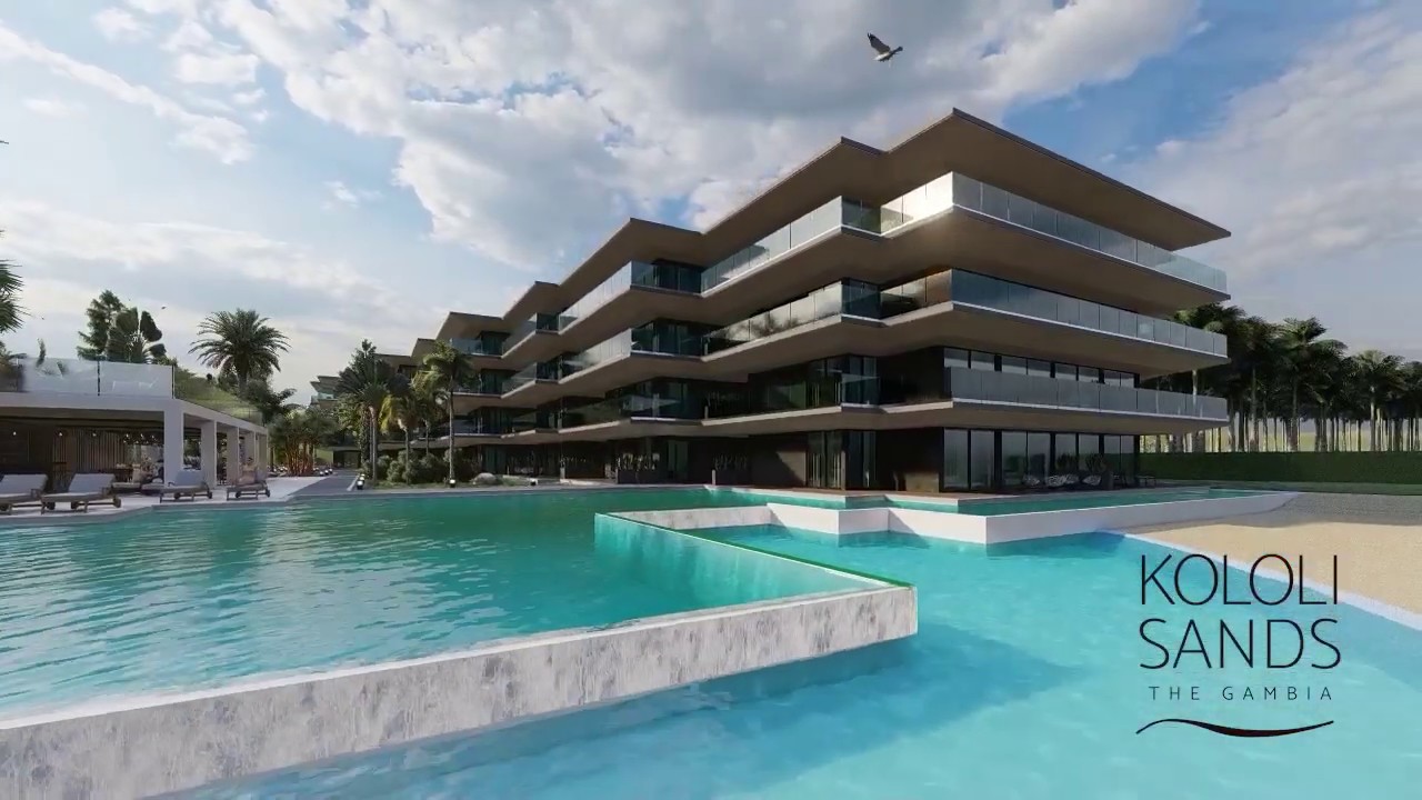 Kololi Sands Ocean Front modern apartment living in The Gambia YouTube