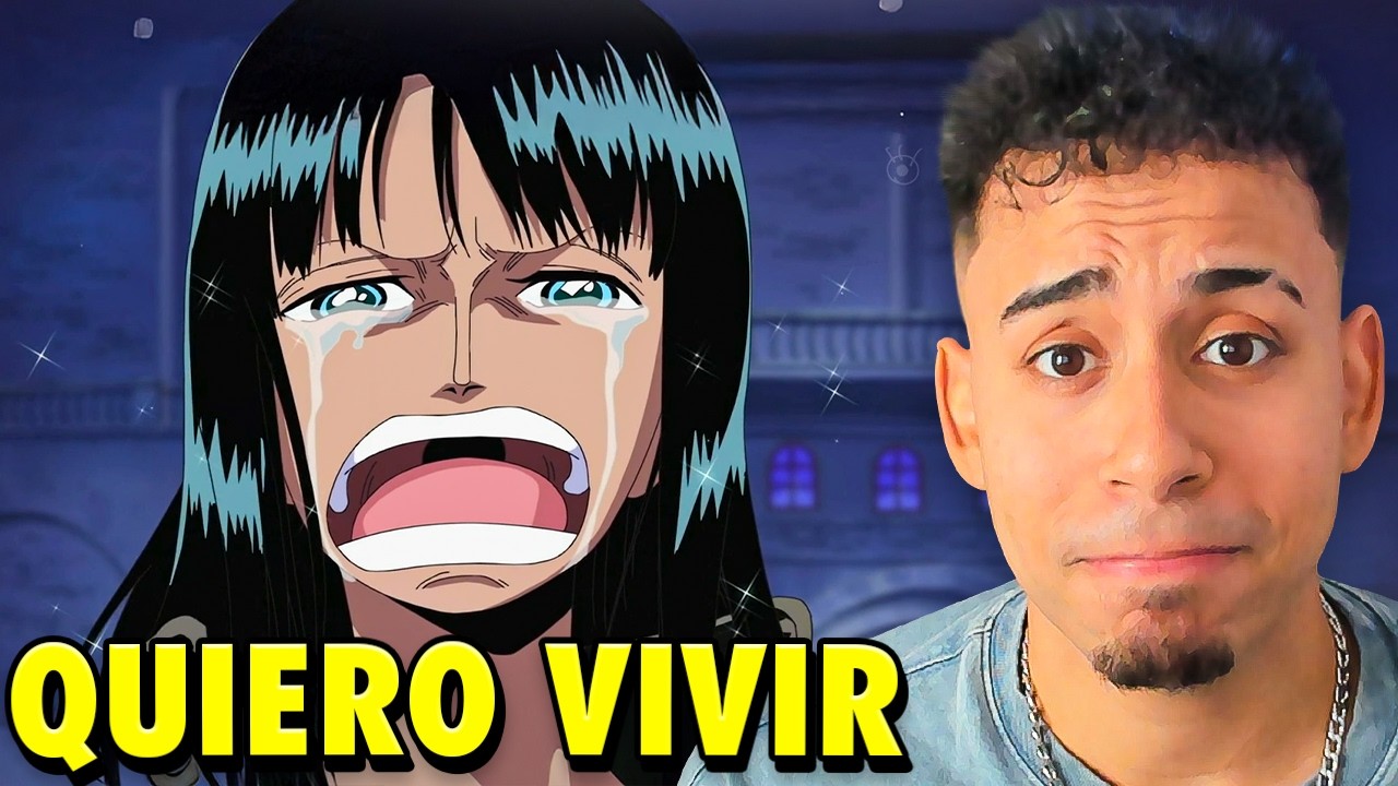ASÍ ME EMOCIONÉ con el "'¡QUIERO VIVIR!" de ROBIN | Reaccion a One Piece (Primera Vez)