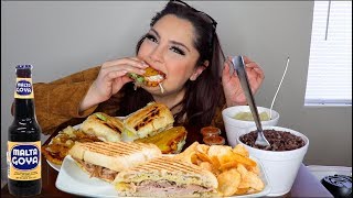 CUBAN SANDWHICH MUKBANG | Eating Show