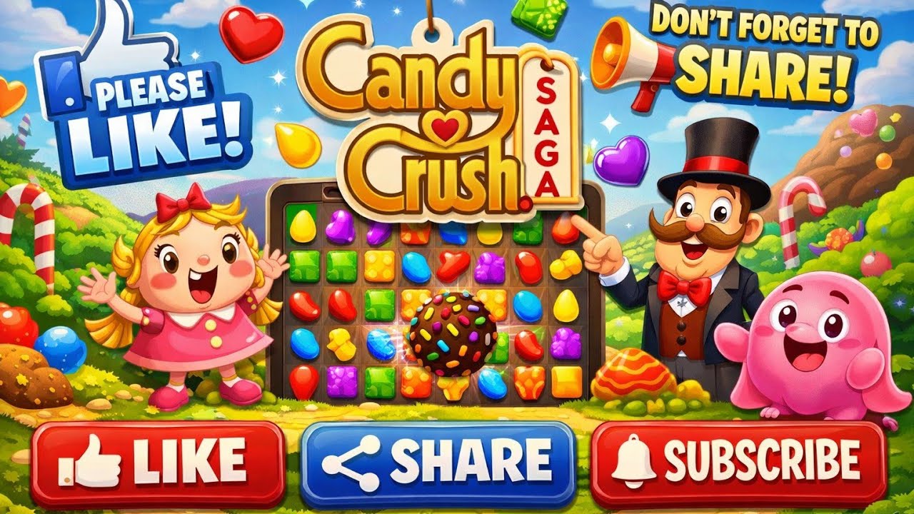 Candy Crush Saga Gameplay is live