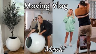 Moving Vlog | New Furniture, Merch Photoshoot, SkinCare & more!