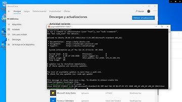 Instalar Windows Subsystem Linux WSL 2 en Windows 10 2004