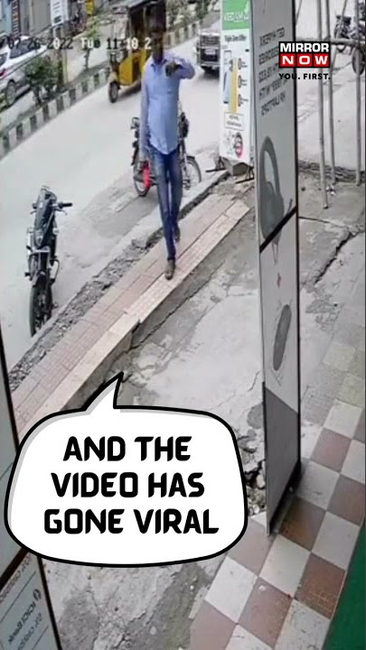 Luck By Chance | Viral Video Shows Man Who Nearly Escaped From Yamraj