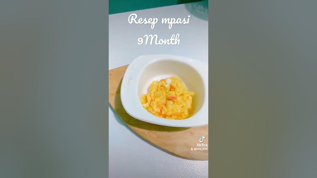 Resep MPASI 9 bulan I Kentang telur. #mpasihomemade #shorts