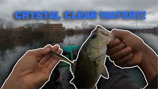 Fishing CRYSTAL CLEAR Water | Kayak Fishing