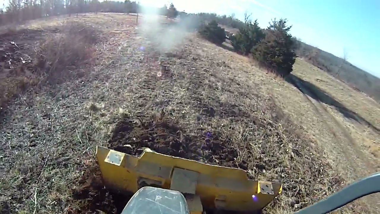 Cutting In a Road to a New House Site
