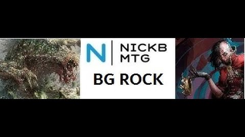 MTG Modern- BG Rock/ Golgari Midrange