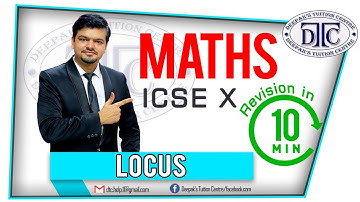 Locus || Full Chapter || Maths || ICSE || Class 10 || in Hindi