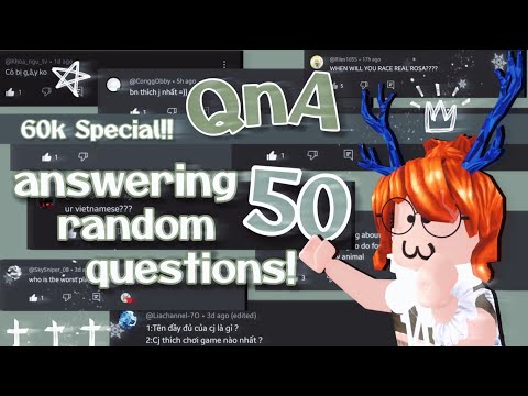 [60K SPECIAL] QnA part2! Answering 50 Random Questions✨