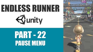 Endless Runner Game Course Unity 3d In Urdu/Hindi | #22 Creating Pause Menu In Unity