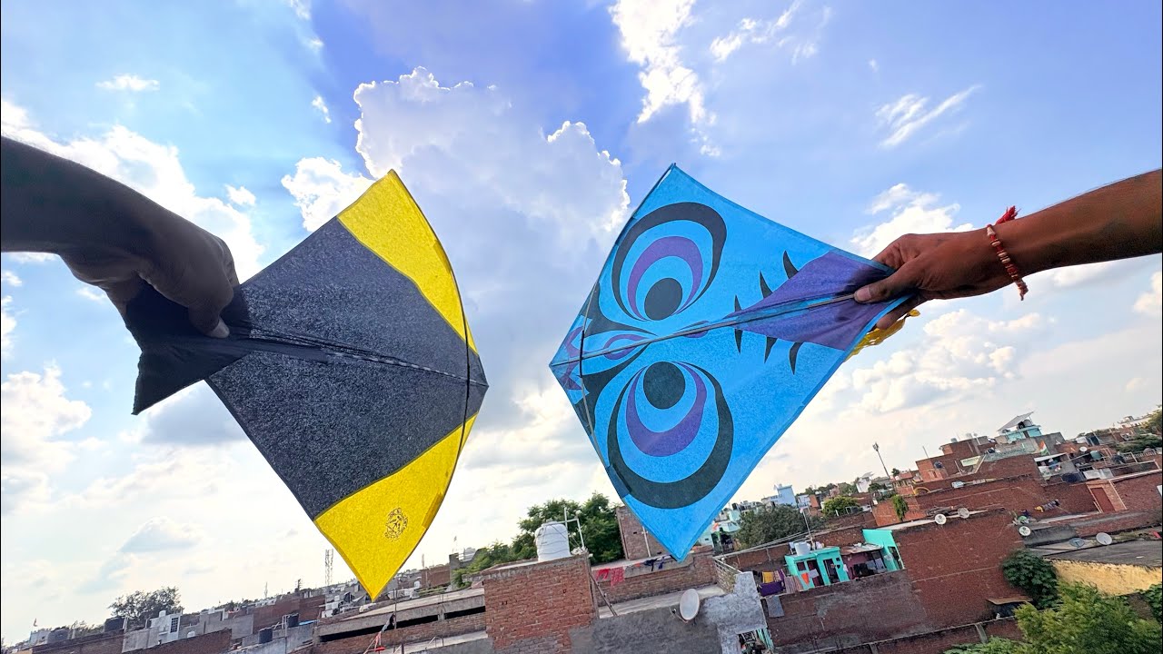 Kite 🪁 looting on the roof 10k kites loot li 😅#patang #kite#viral#vlogs#viralvideos 