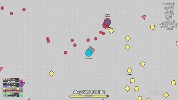 Diep.io AGAR.IO WITH TANKS! MAX LEVEL UPGRADES Diepio Gameplay