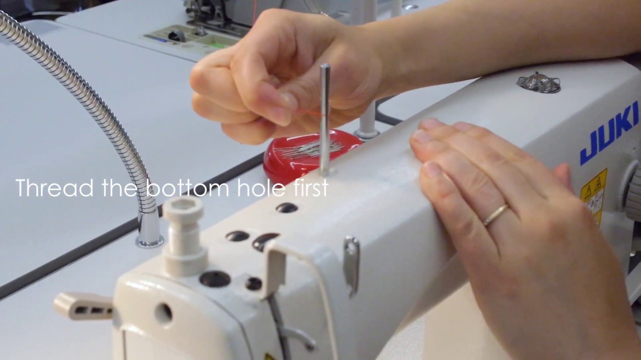 How to thread a bobbin