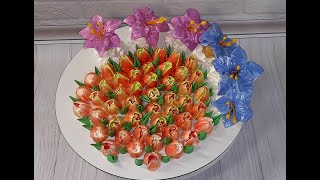 картинка: КАК СДЕЛАТЬ ОСТРЫЕ ЛЕПЕСТКИ у ЛИЛИЙ!  И ПОЧЕМУ не ПОЛУЧАЮТСЯ ТЮЛЬПАНЫ??? Украшение БЗК!