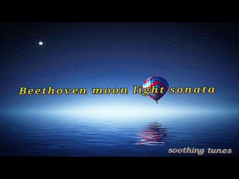 Beethoven moon light sonata with stars(Deep sleep) | scenes that u ...