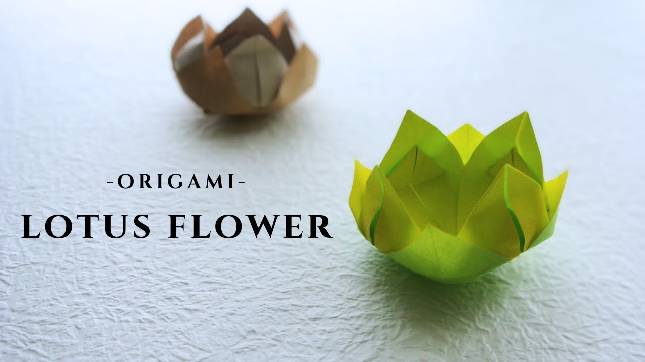 -Оригами- Цветок лотоса