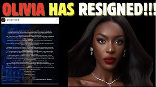 BREAKING: Olivia Yacé RESIGNS From Miss Universe Duties! What REALLY Happened?  | Oliver Nakakande