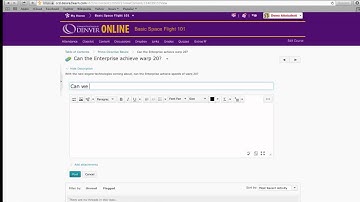 Posting on the D2L Discussion Board