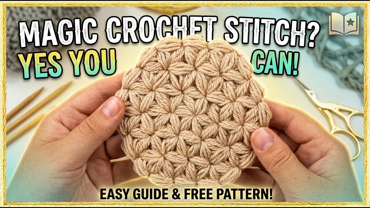 Узор «Звездочки» от центра крючком | Crochet 