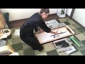 Japanese Shodo calligraphy on KAKEJIKU hanging scroll / 掛け軸に水墨画を描く！
