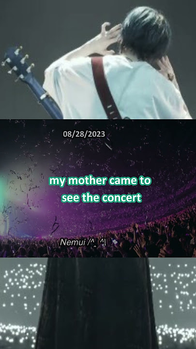 Eve's mom attended his concert #utaite #eve