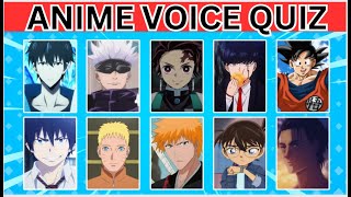 ANIME VOICE QUIZ 🗣️ TRY TO GUESS 50 ANIME VOICES 🔊🧐 ❓