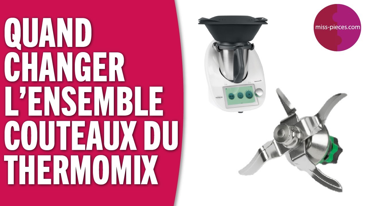 Ensemble couteaux pour robot Thermomix TM5 Vorwerk 