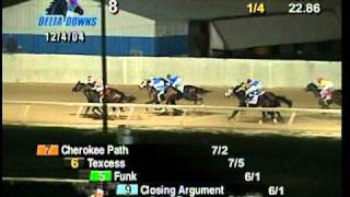 Delta Downs Jackpot Horse Race 2004