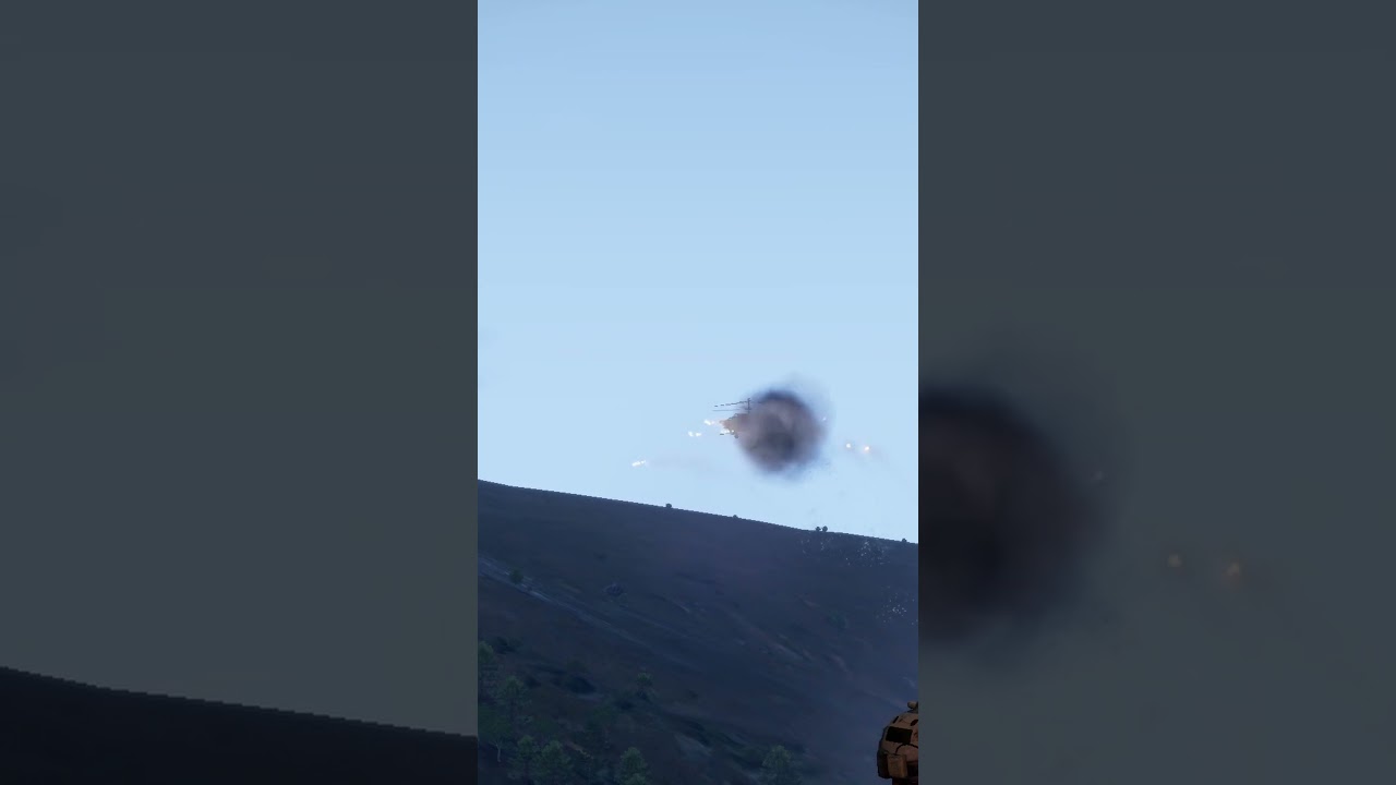 Soldier destroyed enemy helicopter-Arma 3-Milsim 
