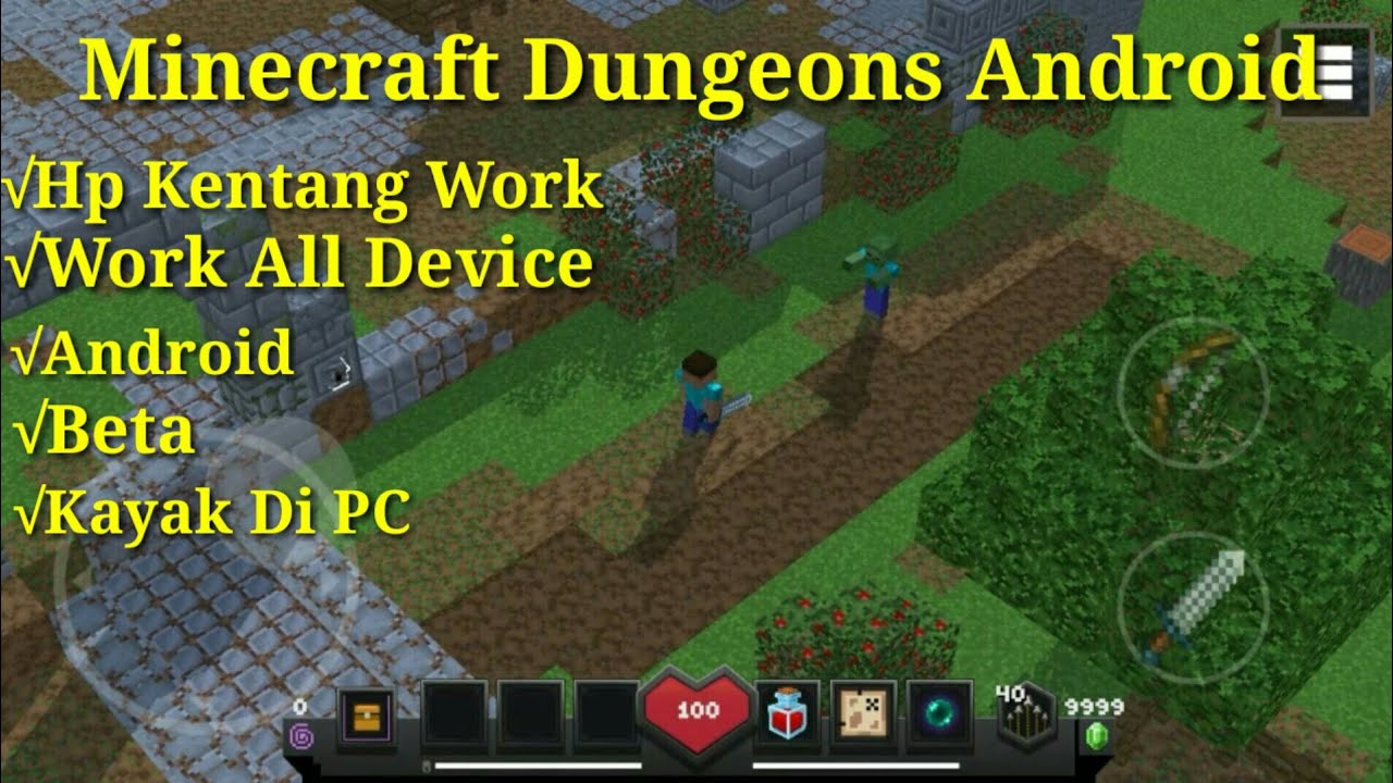Cara Download Minecraft Dungeons Versi Android | Terbaru