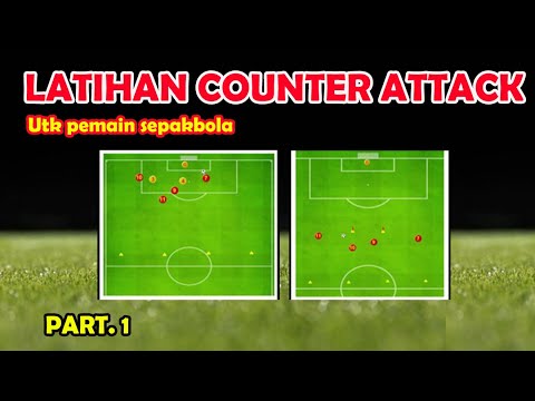 asira77 x dudung78 - Latihan counter attack untuk pemain sepakbola. Part. 1. Kombinasi play. Over lap.