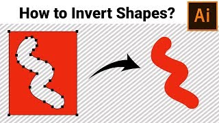 How to Inverse Shapes in Right way with Adobe Illustrator | Illustrator Tips