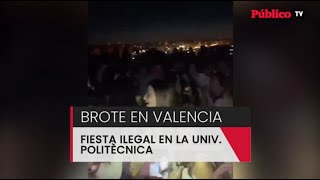 Brote de coronavirus en València tras una fiesta ilegal en una residencia universitaria