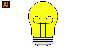 Draw A Light Bulb In Adobe Illustrator