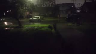 rain in Los Angeles California at night time February-7-2024 part 2