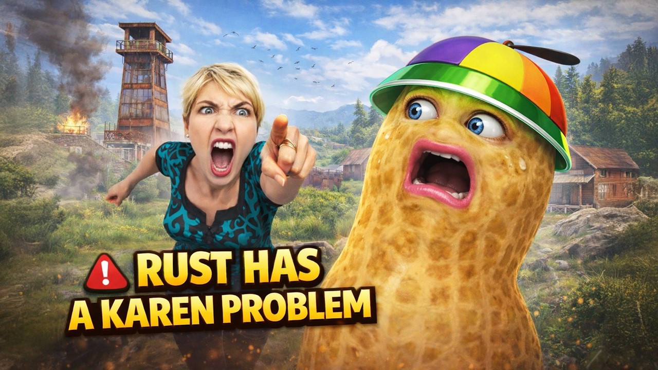 PEANUT RUNS INTO A KAREN | RUST HIGHLIGHTS
