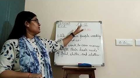 GRADE 3 EVS (CH-12 WORK WE DO👷⛑️👮) PART-1