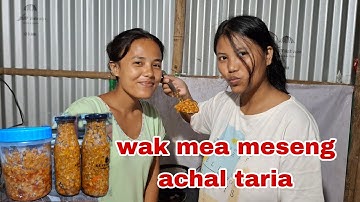 Wak mea meseng tarie mesokatenga making pig meat pickle