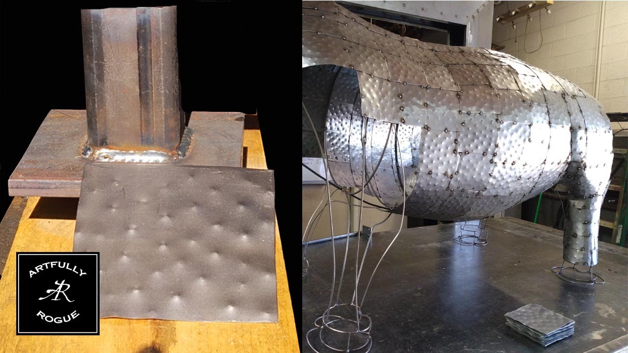 DIY Custom Texture Die -  Making a Rhino Sculpture