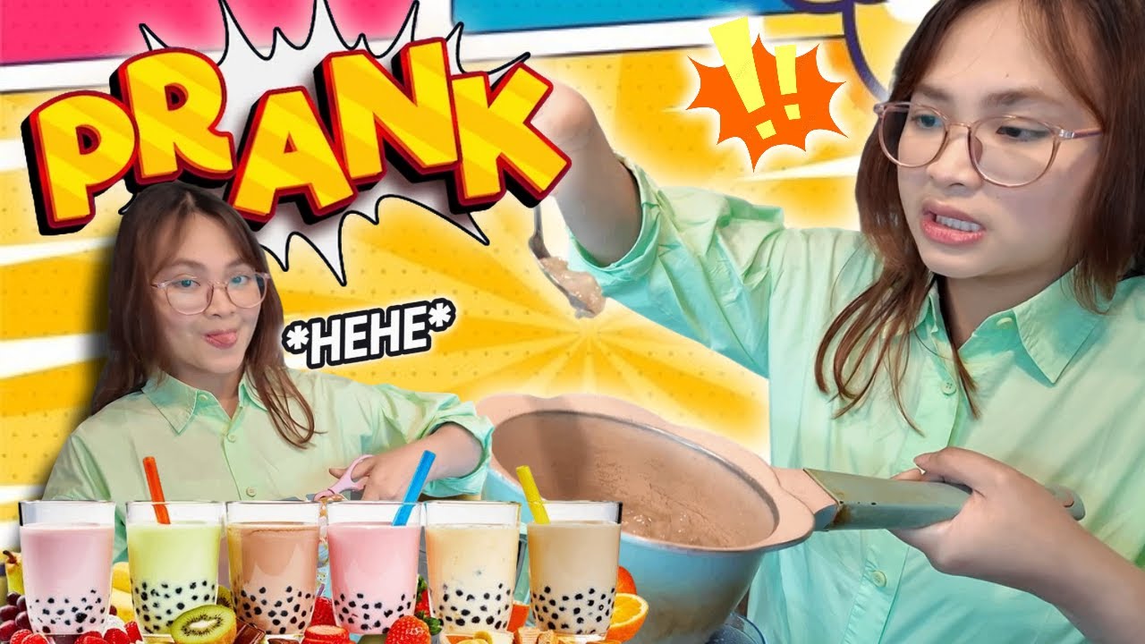 PRANK ANJAY TEAM - BUATIN MEREKA MINUMAN YANG PALING MEREKA GAK SUKA !!