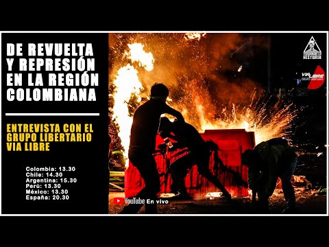 De la revuelta y represión en la región colombiana (en vivo)