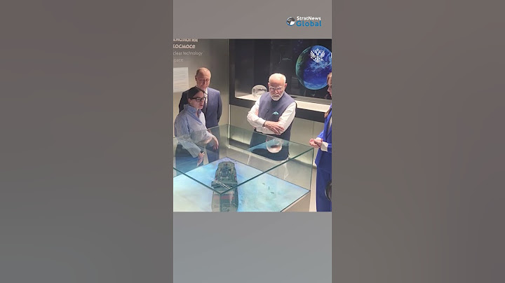 #Moscow: PM Modi & President Putin at ROSATOM Pavilion in VDNKh exhibition centre | #shorts #modi