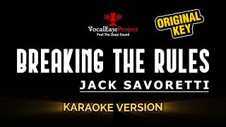 Download Lagu Breaking The Rules - Jack Savoretti (Karaoke Version || Original Key)