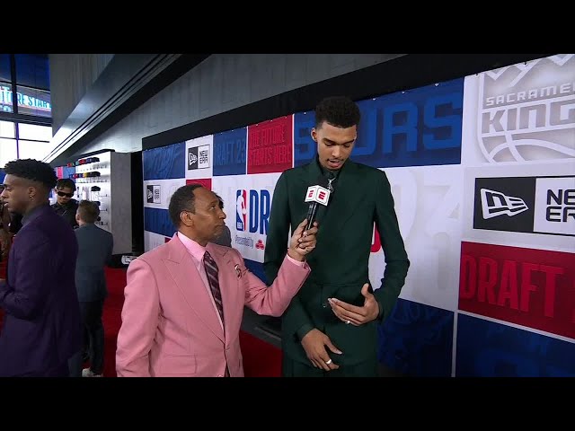 Victor Wembanyama tells Stephen A. about his draft day fit 🔥