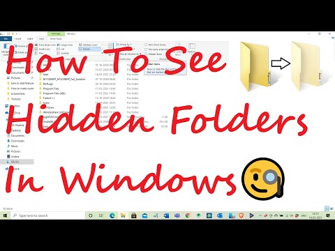 How To See HIDDEN Folders In Windows Easily😱🧐 | TECHIE