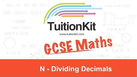 N - Dividing Decimals (Maths)