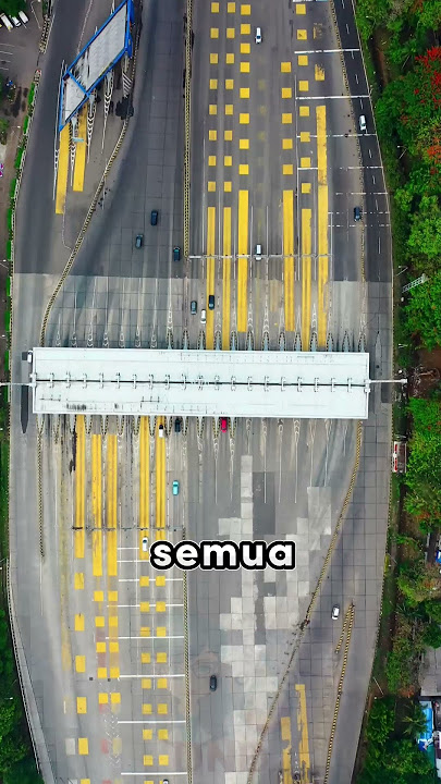 Mengapa Jalan Pintu Tol Pakai Beton #shorts