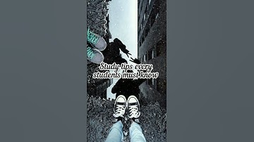 Study tips every students must know|| #study #studytips #students #exam||