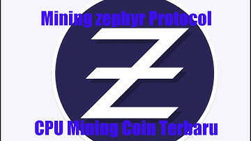 Mining Zephyr Protocol ZEPH CPU Mining Coin Terbaru